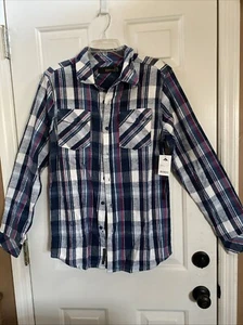 Emerica 90s heavy flannel shirt plaid men’s large - Picture 1 of 6