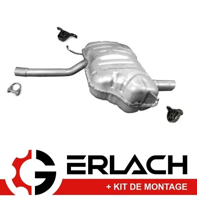 Pour BMW 3er 316i 1.6 318i 2.0 Compact silencieux arriere 6762 - Photo 1/4