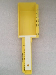 Kitchen Utensil Ideal Yellow Plastic Adjustable Dry Measuring Spoon - Imagen 1 de 5