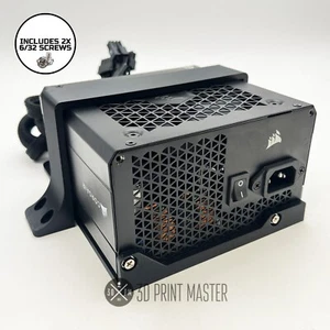 Support de montage pour alimentation ordinateur ATX avec vis - Photo 1/7
