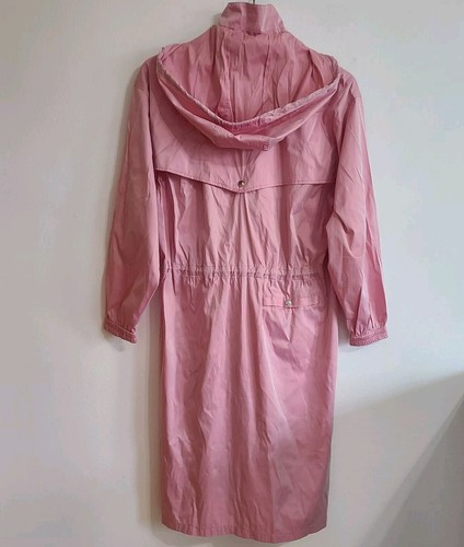 Parka donna sportivo vintage Balenciaga giacca leggera impermeabile rosa taglia M