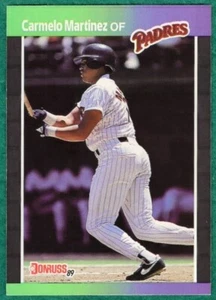 Carmelo Martinez - 1989 Donruss #601 - San Diego Padres Baseball Card - Picture 1 of 2