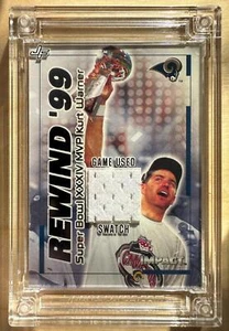 Kurt Warner 2024 Jersey Fusion - 1999 Rams NFL Game Used Swatch (MVP & SB Year) - Picture 1 of 3