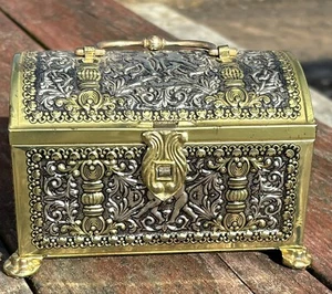 Cherub Blech Metall Schatztruhe - Bild 1 von 7