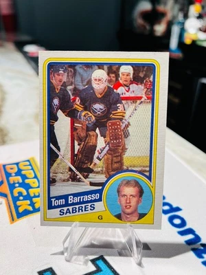 1984-85 O-Pee-Chee - Tom Barrasso #18 (RC) SABRES - Image 1 of 2