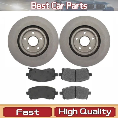 Rotores de freno, pastillas metálicas delanteras centradas 3 piezas para Subaru Forester 1998_LP Foto 1 de 4