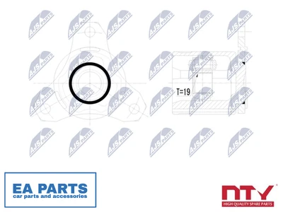 Kit giunto, albero motore per BUICK CHEVROLET OPEL NTY NPW-PL-068 - Immagine 1 di 4