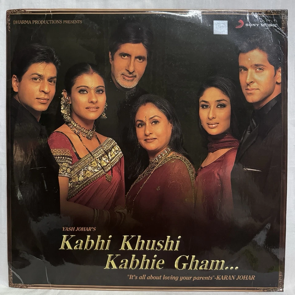 Kabhi Khushi Kabhie Gham Vinyl LP Record Bollywood Rare Hindi Film Ost Indian EX - Image 1 of 4