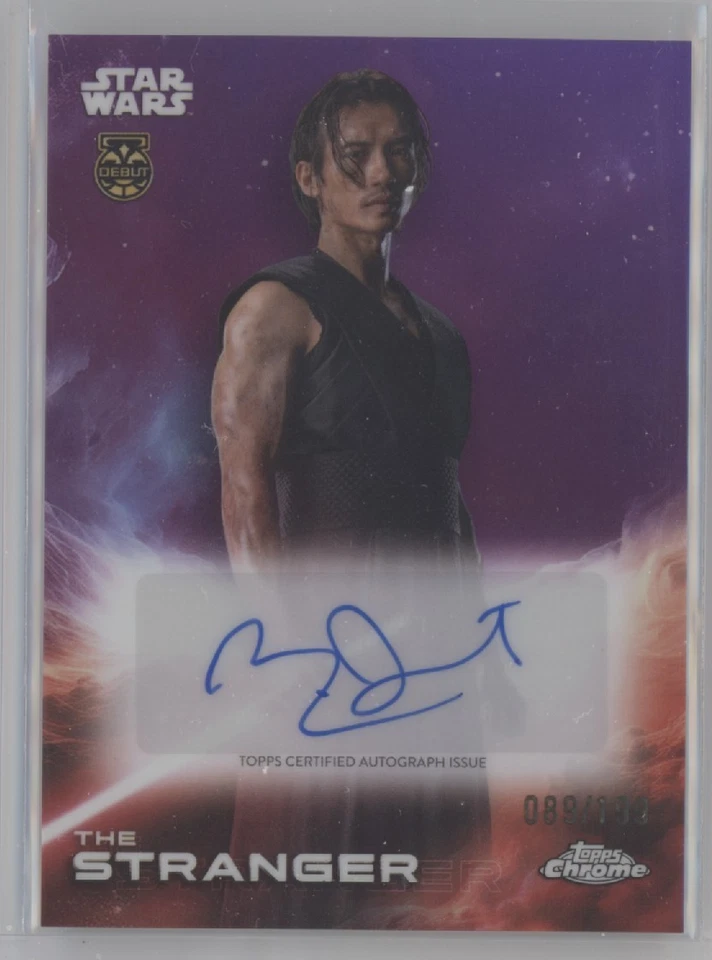 Manny Jacinto 2025 Topps Chrome Star Wars Purple Refractor Auto RC #/199 - Image 1 of 1