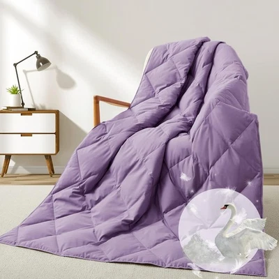 Deodar Natural Down Throw Blanket for Couch, Bed Throws for Home, Sofa, Outdo... - Image 1 of 4