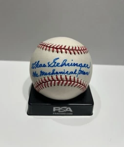 CHARLIE GEHRINGER "MECHANICAL MAN" SIGNED AUTO AUTOGRAPH BASEBALL BALL PSA/DNA - Picture 1 of 2