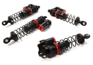 Billet Machined Piggyback Shock Set for Traxxas 1/10 Rustler 2WD & Bandit VXL - Picture 1 of 3