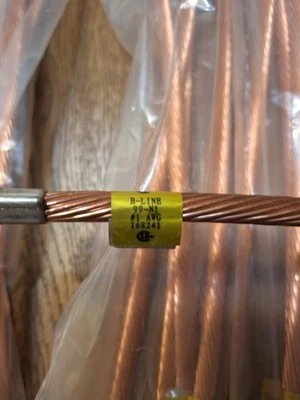 B-line 1AWG Grounding Bonding Jumper - Image 1 of 2