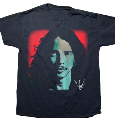 Regalo Navidad Chris Cornell Manga Corta Hombre S-5XL 23D38 Foto 1 de 3