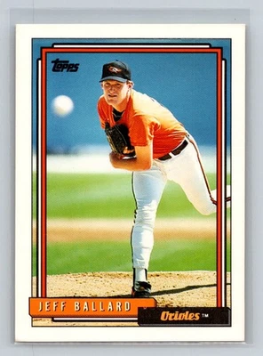 1992 Topps #104 Jeff Ballard Baltimore Orioles Baseball Card - Image 1 of 2