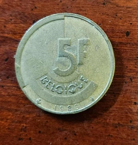 Münze 5F Belqique 1985 - Bild 1 von 2
