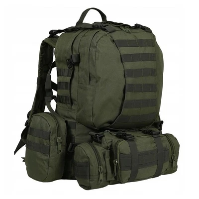 MIL-TEC DEFENSE ASSEMBLY PACK Taktischer Rucksack Abnehmbarer Gurt Rucksack Oliv - Bild 1 von 4