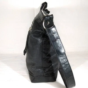 Balenciaga Classic Black Leather City Shoulder Bag W30xH32xD11cm Accessary Auth - Picture 1 of 10