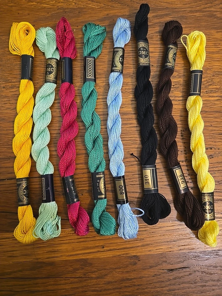 Lot Of 6 DMC #5 Pearl Cotton Thread - Pick Color - Discounts - Image 1 of 1