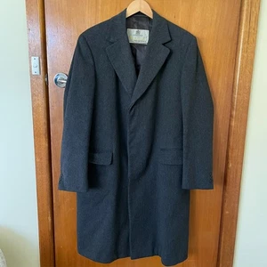 Aquascutum grey pure Wool Overcoat 40R M-L Made in England - Bild 1 von 8