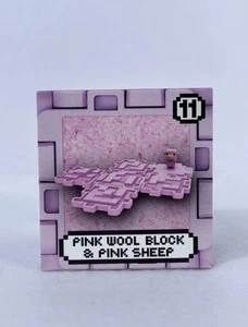 2025 A Minecraft Movie McDonald’s Kids Happy Meal Toy #11 Pink Wool & Pink Sheep - Picture 1 of 1