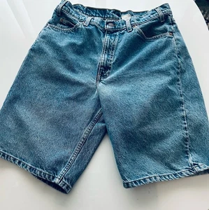 Vintage Men's LEVI'S Orange Tab 550 Jean Shorts Size 34 Light Wash relaxed - Picture 1 of 8