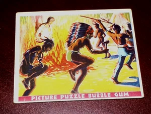 1933 Wild West Series Captive Dance Card #15 di 24 Gum Incorporated Puzzle Card - Foto 1 di 2