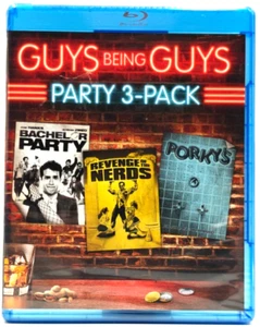 Bachelor Party / Revenge of the Nerds / Porky's - Guys Being Guys Blu-ray NEW - Picture 1 of 3