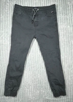 Tommy Hilfiger Pants Men's 36W Gray Pull-On  Elastic Waist Drawstring Joggers - Image 1 of 4