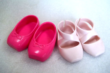 Our Generation Doll Battat Ballerina Ballet Shoes Pink Lot of 2 Pair Flat Toe