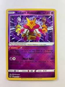 Radiant Alakazam 059/195 - Pokemon TCG Silver Tempest (2022) Shiny Holo Raro quasi nuovo - Foto 1 di 2