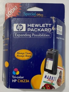 HP C1823A Genuine Tri Color Inkjet Print Cartridge Expired unknown around 4/2000 - Picture 1 of 5