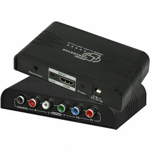 HDMI to Component Scaler Converter 1080P HDMI to VGA or YPbPr 5RCA Video Adapter - Picture 1 of 13