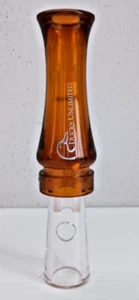 Ducks Unlimited Duck Call Double Reed Amber & Clear 4,5" Jagd Wildruf - Bild 1 von 5