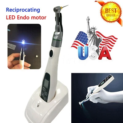 Dental Inalámbrico LED/Endo Motor 16:1 Recíproco Pieza de Mano Tratamiento de Canal Raíz Foto 1 de 4