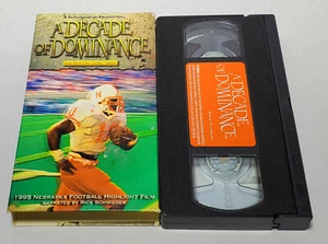 HUSKER VISION A DECADE OF DOMINANCE VHS Nebraska Cornhuskers Complete - Foto 1 di 1