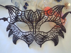 Women Ladies Sexy Black Fantasy Eye Mask Ball Masquerade Costume Party Carnival - Picture 1 of 9