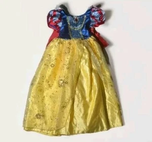 Disney Snow White Princess Costume Dress Girls Size 9 Deluxe Long Layered - Picture 1 of 13