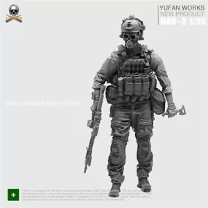 1/35 Resina SEAL Soldier MOO-03 GK Sin Montar Sin Pintar Hágalo Usted Mismo US Navy SEALs - Imagen 1 de 8