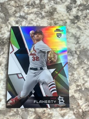2018 Topps Finest - Refractor #14 Jack Flaherty (RC) - Image 1 of 2