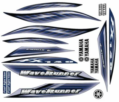 2003 YAMAHA FX140 DECAL KIT FX140A FX140CA WAVERUNNER - Image 1 of 3