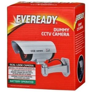 Echt aussehende Kamera Eveready Dummy Überwachungskamera 27 LEDs für Innen / Außen - Bild 1 von 1