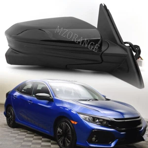 Power Heated View Camera Side Mirror For Honda Civic 2016-2020 Sedan Right Black - Picture 1 of 12
