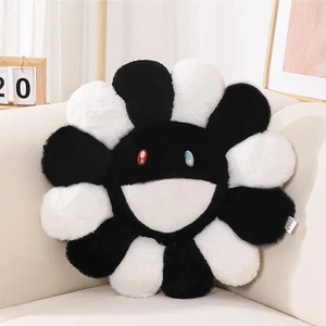Flower Pillow,Flower Shaped Throw Pillow,Flower Face Floor Cushions Floor Pillow - Picture 1 of 12
