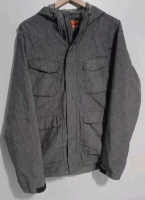 Merrell Jacket Mens Sz L Grey Opti-Shell Waterproof Jacket With Hood (L11) - Image 1 of 4