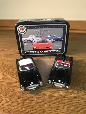 Two Superior SS 5709 1957 Chevrolet Corvette Diecast Models Vehicle 1/32 & Tin - Image 1 of 4