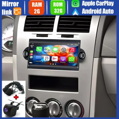 RADIO ESTÉREO APPLE CARPLAY PARA DODGE CALIBRE ANDROID 13 2007-2008 GPS WIFI RDS Foto 1 de 4