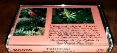 Moods: Tropical Rain Forest (Cassette, 1986, Gateway Recordings) Nature Sounds - Image 1 of 4
