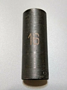 MATCO TOOLS "ADV" BDP16M6V, 3/8" DRIVE, 16MM. IMPACT SOCKET, DEEP, 6 POINT. - Picture 1 of 6