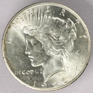 1926 - P 1 Dollar Peace Silber Dollar - Stempelglanz - Bild 1 von 2
